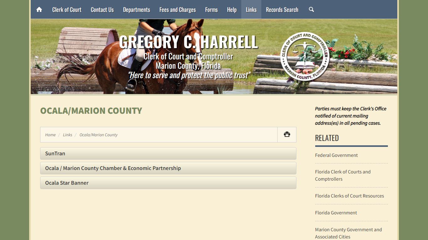 Ocala/Marion County - Marion County Clerk